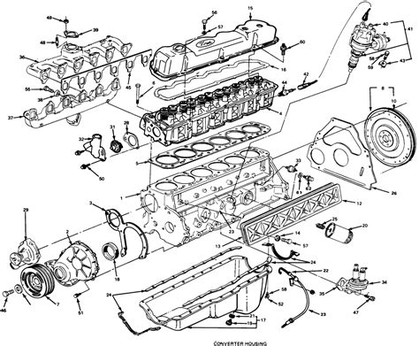 Chevy 350 V8 Engine Diagram