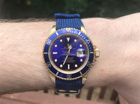 [Rolex Submariner] Blue Dial with Navy NATO : r/Watches