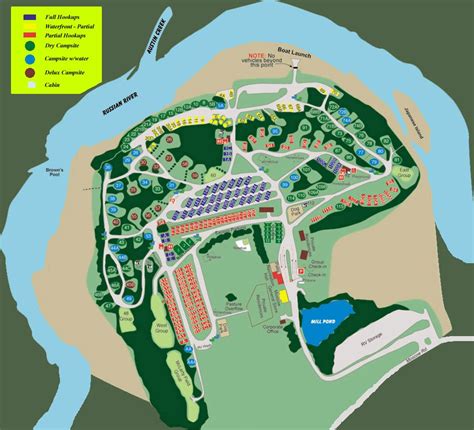 Casini Ranch Site Viewing Map | California camping, Grand canyon camping, Russian river california