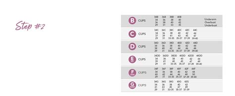 Olga Bra Size Chart