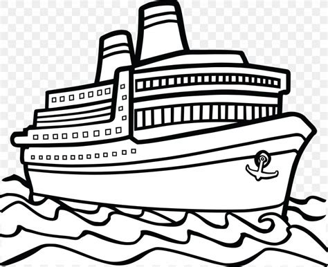 Ship Line Art Clip Art, PNG, 4000x3260px, Ship, Black And White, Boat, Boating, Carnival Cruise ...