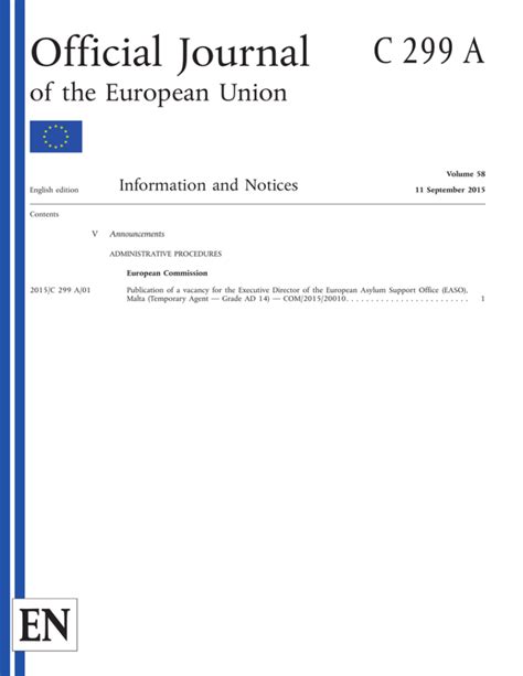 Official Journal of the European Union