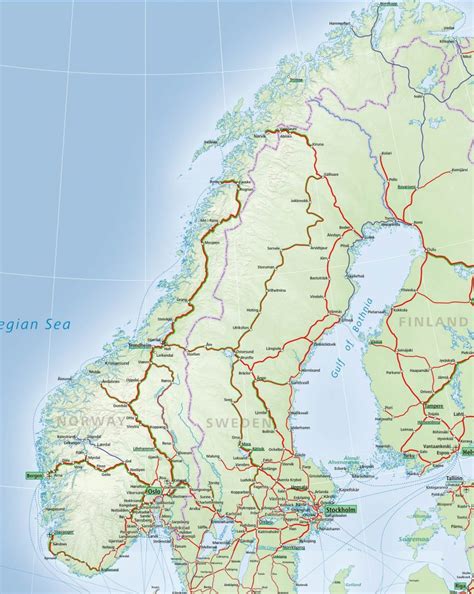 Norway Train Map - ACP Rail