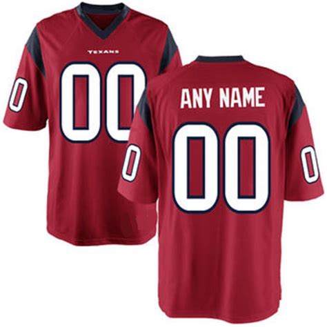 Houston Texans Customizable Pro Style Football Jersey – Best Sports Jerseys