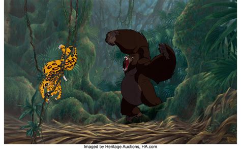 Tarzan Kerchak Presentation Cel and Master Production Background | Lot ...