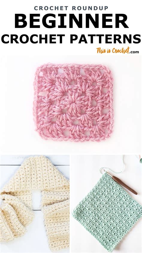 5 Easy Crochet Patterns for Beginners: Get Hooked on a New Hobby! - This is Crochet