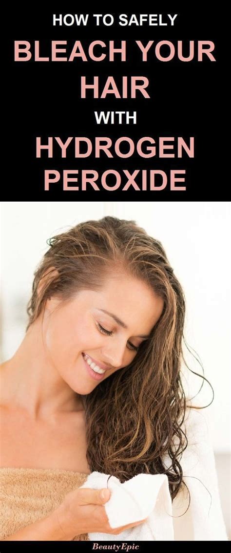 How to Safely Bleach Your Hair with Hydrogen Peroxide? | Peroxide hair ...