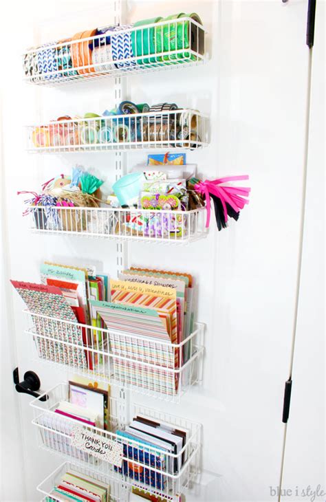 Genius Wrapping Paper Organizer Ideas | Over the door organizer, Door organizer, Wrapping paper ...