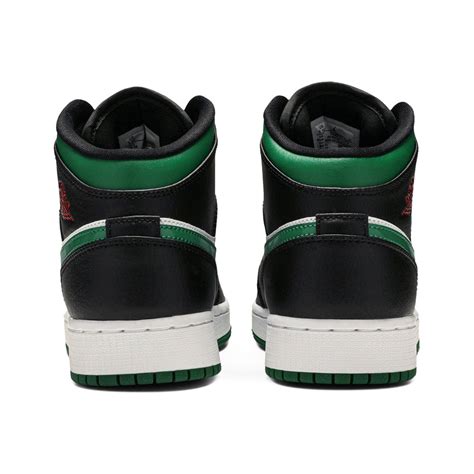 Jordan 1 Mid Green Toe (GS)Jordan 1 Mid Green Toe (GS) - OFour