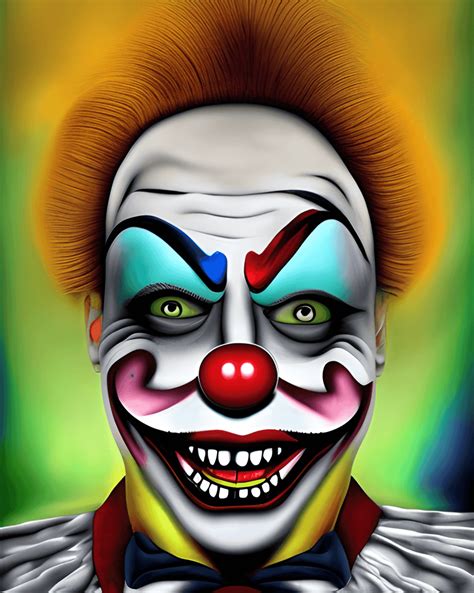 Evil Clown Graffiti Art · Creative Fabrica