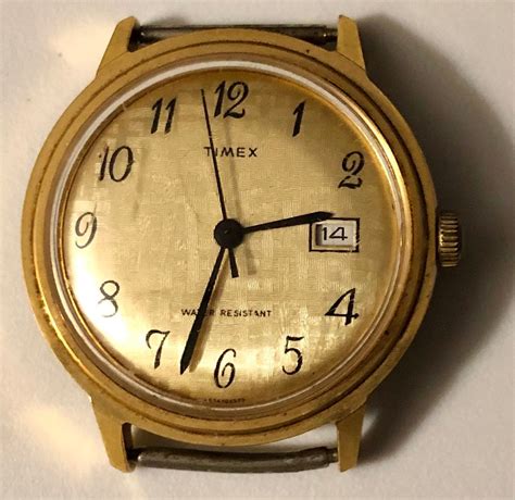 Rare Vintage Timex Marlin Watch Gold Tone Base Bezel W - Etsy Australia