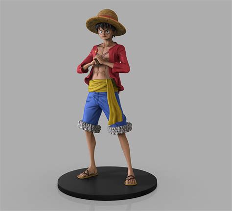 Monkey D Luffy 3D model 3D printable | CGTrader