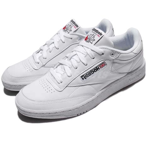 Reebok Club C 85 Pro Leather White Classic Men Shoes Sneakers Trainers CM9430 | eBay