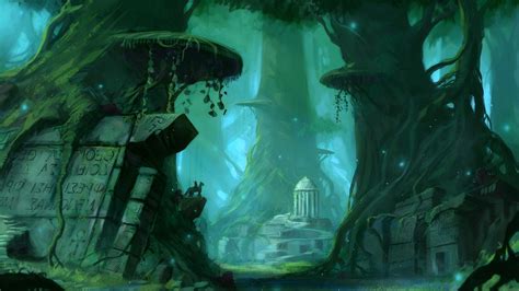 ruins, Forests, Fantasy, Art, Artwork Wallpapers HD / Desktop and ...