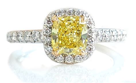 Tiffany & Co. 1.03tcw FIY/IF 'Soleste' Yellow Diamond Engagement Ring - Bloomsbury Manor Ltd