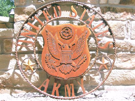 United States ARMY Military Sign Metal Art 27 x 27 inches 1457 bz ...