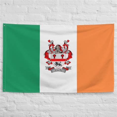 Kinsella Irish Coat of Arms Family Crest Ireland Flag Irish - Etsy UK