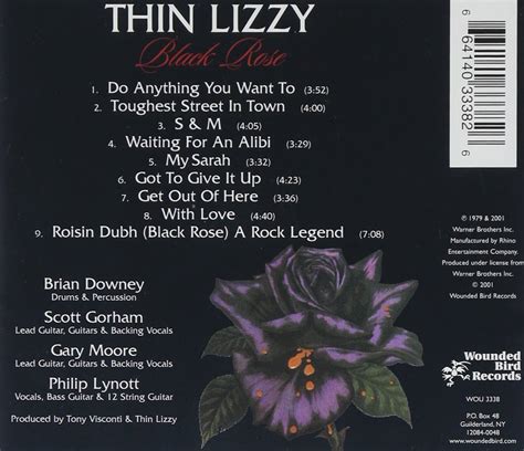 Classic Rock Covers Database (full album torrents): Thin Lizzy - Black ...