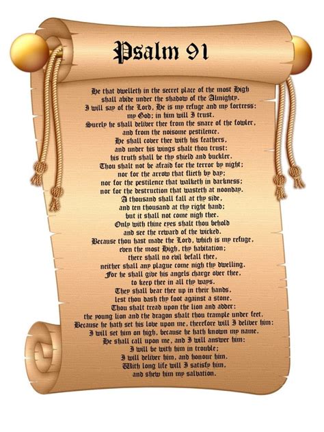 Found on Bing from www.etsy.com (With images) | Psalm 91 prayer, Psalm ...