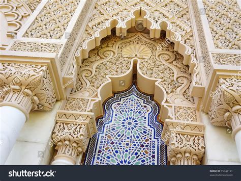 Middle East Moroccan Architecture Traditional Design Stock Photo ...