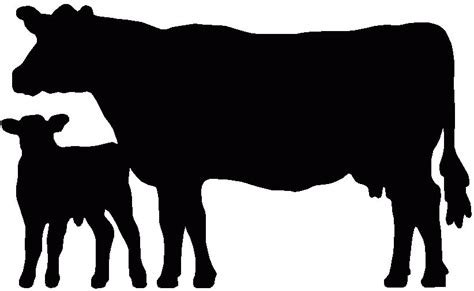 Resultado de imagen para cow street silhouette | Silhouette clip art, Silhouette art, Cow calf