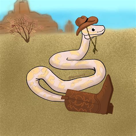 Every cowsnek needs a hat and a pair of fancy boots : r/SnakesWithHats