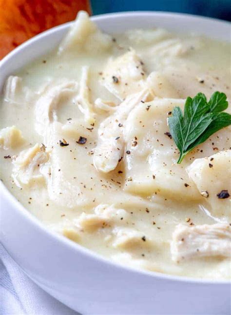 Homemade Chicken and Dumplings - Tornadough Alli