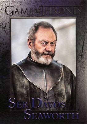 SER DAVOS SEAWORTH (Liam Cunningham) Game Thrones Season 8 (2020) BASE ...