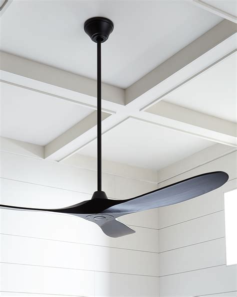 Black Modern Ceiling Fan With Light | Eqazadiv Home Design