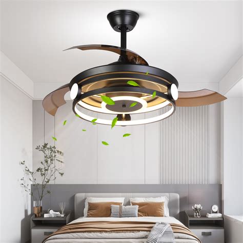 Bladeless Ceiling Fan With Led Light | Shelly Lighting