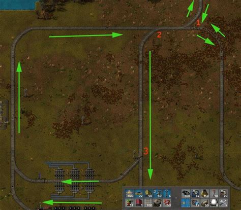 factorio - How to signal this train junction properly? - Arqade