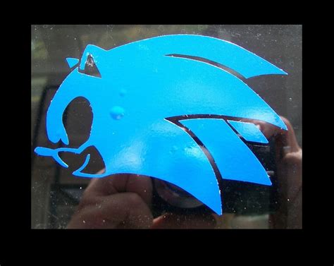 Sonic the Hedgehog vinyl car decal | Etsy