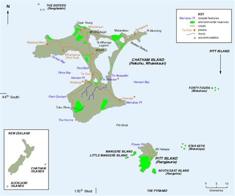 Chatham Island Map - chatham islands • mappery