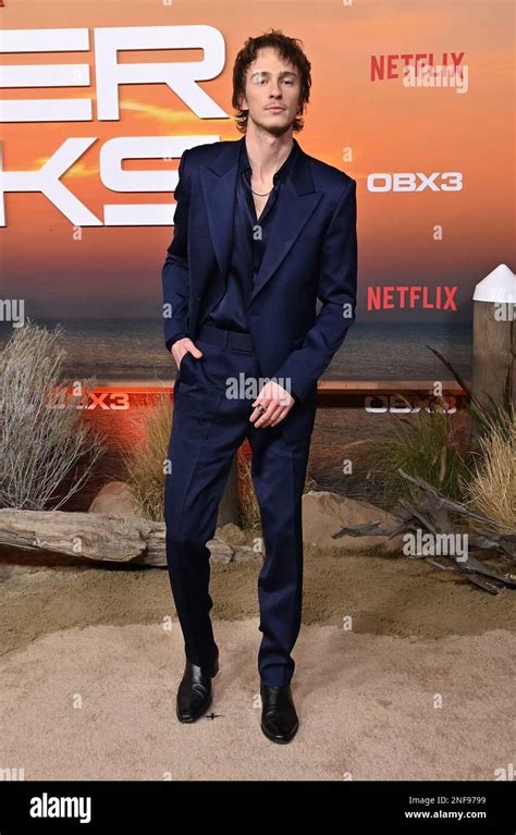 Los Angeles, US, February 16, 2023, Drew Starkey arriving at Netflix’s ...