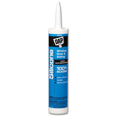 Chadwell Supply. DAP SILICONE CLEAR SEALANT - 10.1 OZ.