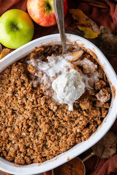 Easy Apple Crisp Recipe with Oats - The First Year Blog