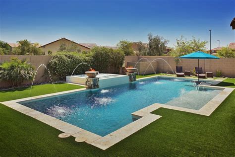 Geometric Swimming Pool Designs — Presidential Pools, Spas & Patio of ...