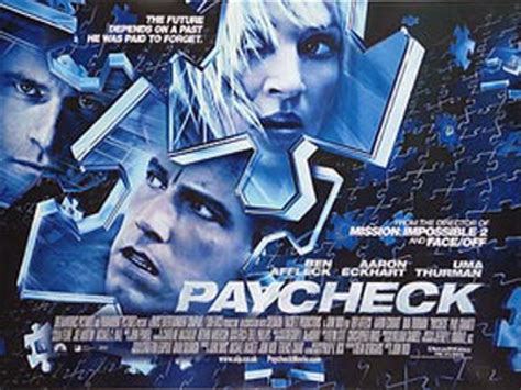 Paycheck Movie Quotes. QuotesGram