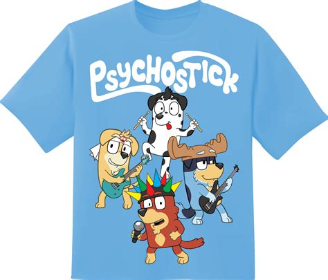 Psychostick - News - Bluey Video! Streaming Schedule! Shirts!