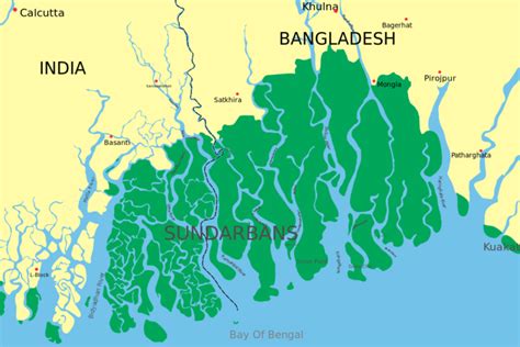 Sundarbans Wetland Map