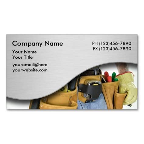 Home Handyman Design Business Card | Zazzle.com | Tarjeta empresa, Tarjetas, Tarjetas personales