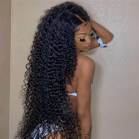 Invisible Knots HD Lace Wigs - Water Wave Human Hair Wigs - Glueless ...