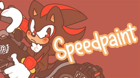 Shadow the Hedgehog on Motorcycle : [ Speedpaint ] - YouTube