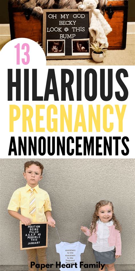 13 Super Funny Pregnancy Announcement Ideas