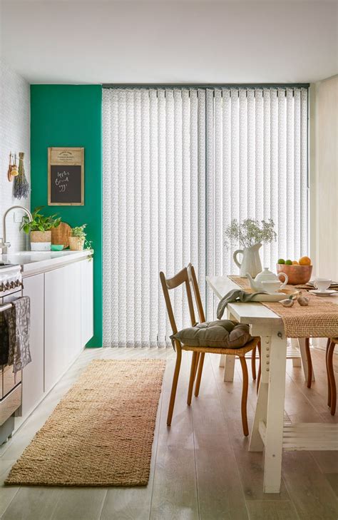 Kitchen White Printed Vertical Blinds | Vertical blinds, Blinds, Dining area