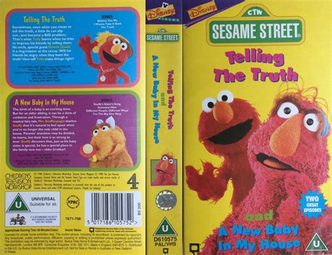 Sesame Street Telling The Truth Vhs