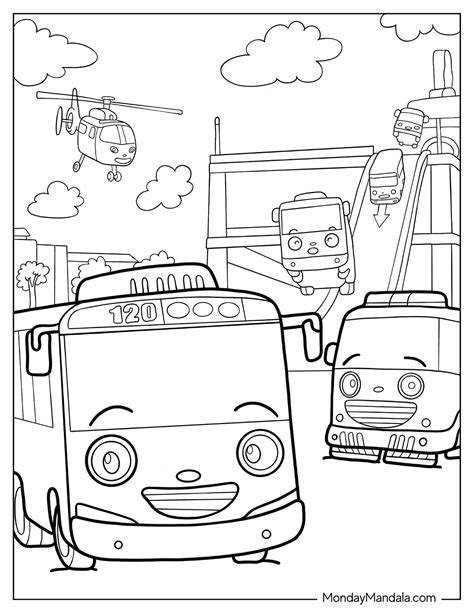 Tayo Coloring Pages Best Coloring Pages For Kids Tayo The Lit – NBKomputer