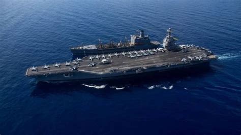 US Navy’s largest aircraft carrier returning to US after extended deployment in Mediterranean