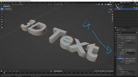 Blender 3D text tutorial