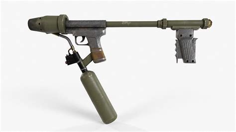 Flamethrower 3D model | CGTrader